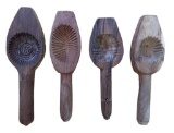 (4) Wooden Ma'amoul Cookie Molds