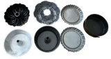 (7) Assorted Cake Molds and Pie Baking Tins