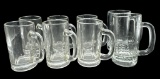 (8) Glass Mugs