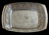 (4) Princess House “Fantasia” Glass Baking Dishes