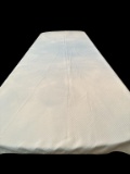Ivory Tablecloth - 143 1/4” x 61 1/2”
