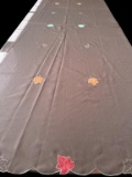 Fall Tablecloth- 118” x 59 1/2” and 15” Round