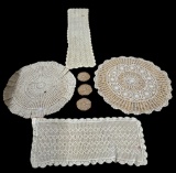 Assorted Crocheted Doilies