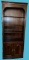 Cherry Finish Bookcase with (2) Doors at Bottom--