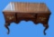 Queen Anne Style Three Drawer Low Boy--Brass