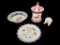 Assorted Decorative Porcelain Items, Including