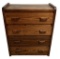 4 Drawer Wooden Dresser—32.5” x 14.25”, 40.25”
