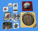 Assorted Souvenir Plaques, Trivets, Coasters, a