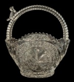 Vintage Hofbauer Crystal Basket