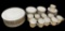 Set of Maria China:  (10) Dinner Plates, (10)