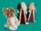 (2) Santa Figurines and Seymour Mann