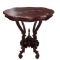 Victorian Style Mahogany End Table - Damaged -
