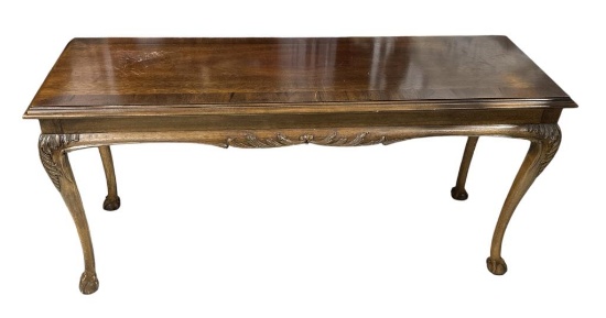 Sofa Table with Cabriole Legs