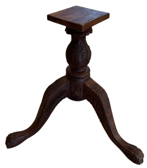 Table Pedestal—Top 8 1/4” Square, 31 1/2” Wide