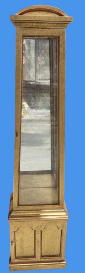 MCM Style Lighted Curio Cabinet—16.5" x 11",
