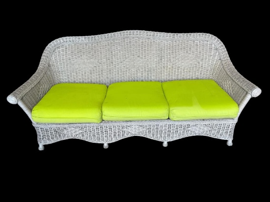 Wicker Sofa—76 1/2” Long