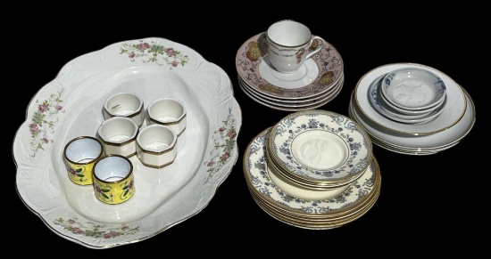 Miscellaneous China, Including Noritake & Minton