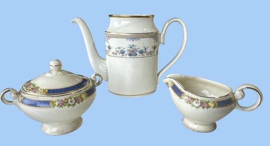 Minton Tea Pot (No Lid) & Taylor Smith Creamer