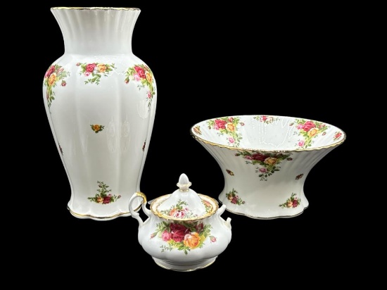 Royal Albert “Old Country Roses” Items:  12”