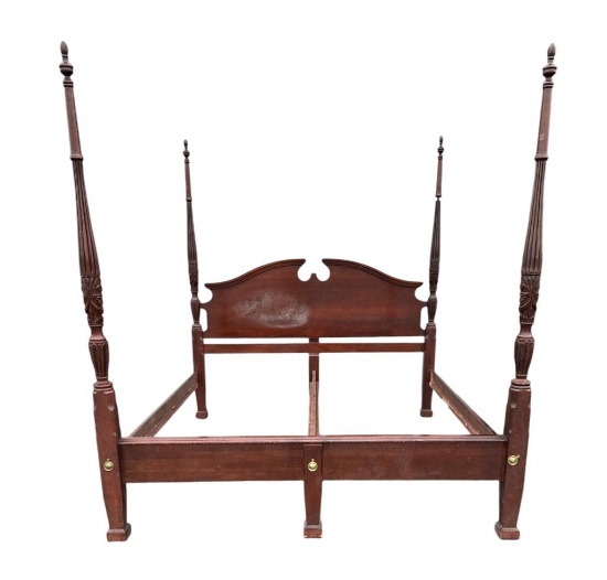 King Size Rice Bed (headboard has damage—see