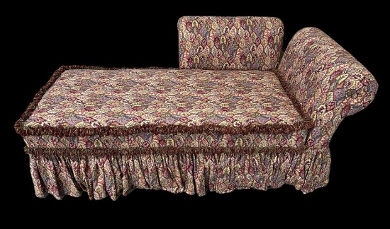 Custom Upholstered Chaise Lounge