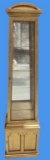 MCM Style Lighted Curio Cabinet—16.5