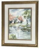 Framed, Matted, and Signed Beverly Fields