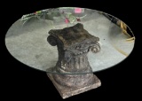 Glass Top Coffee Table - 34