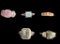(5) Sterling and Gemstone Rings
