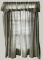 Valance, (4) Curtain Panels—(2) 37” Long & (2)