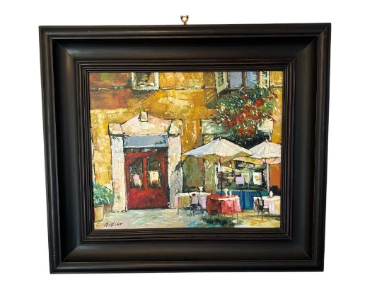 Framed and Signed Oil Painting—Signed “C.