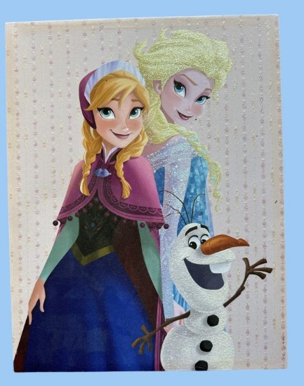 Disney Frozen Canvas Print by Artissimo -