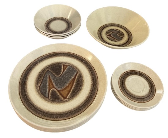 Vintage Crown Lynn Earthstone LANDSCAPE