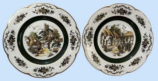 (2) Ascot Service Plates by Wood and Sons