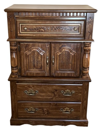 Chest of Drawers with 2 Door Cabinet and 3