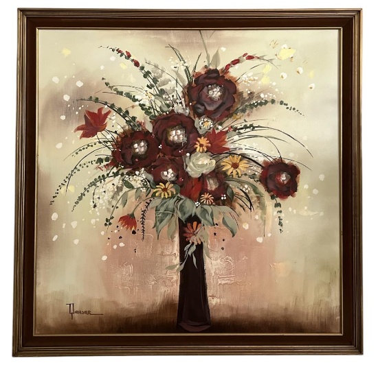 Framed Oil Painting—44 3/4” x  44 3/4”