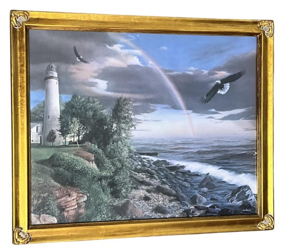 Framed Kevin Daniel Print—22.25” x 18.25”