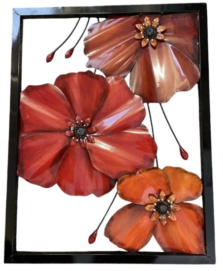 Metal 3-D Wall Art—24 1/2” x 31” High