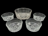 Vintage Arcoroc USA Bowls Clear Diamond
