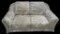 Wicker & Upholstered Loveseat