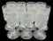 (11) “Wexford” 5 3/8” Claret Wine Glasses by