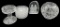 Assorted Lead Crystal Items: Brock Candle H