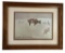 Framed, Matted, & Signed Print “Waiting For A