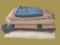 (3) Blankets, Afghan, Blue Throw:  84