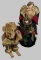 Angel Tree Topper - 25” H and Santa Bear on