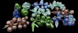 Assorted Hand Blown Glass Fruit