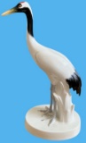 Noritake Red Cap Crane Bone China Figurine