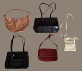 (5) Purses including (2) Stone Mountain, (1) Liz
