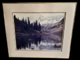 Framed, Matted, and Signed Photograph of The