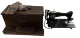 Mitsubishi Japanese Sewing Machine With Case and